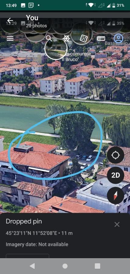 Vicino Al Prato Della Valle Intero Appartamento Parcheggio Facile Di Fronte 파도바 외부 사진