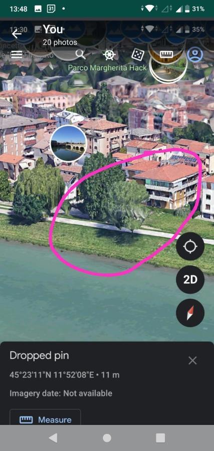 Vicino Al Prato Della Valle Intero Appartamento Parcheggio Facile Di Fronte 파도바 외부 사진